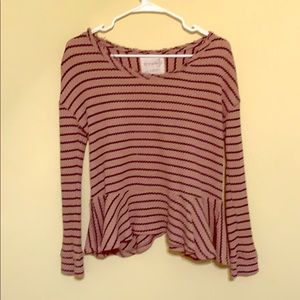 Striped We the Free Top